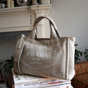 ✨CANVAS PRADA BAG✨